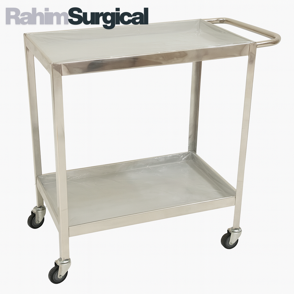 SS Instrument Trolley (L-28/W-18/H-30)*2 self
